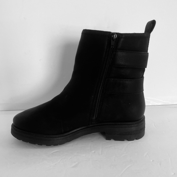 Lucky Brand $159 Candre Motorcycle Black Boot Size 11 - Picture 5 of 8